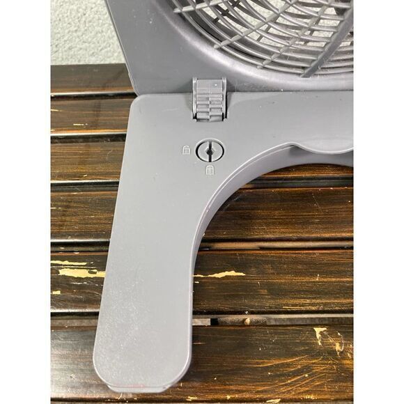 Portable Fan Box Battery Operated Air Desk Cooler Cooling Personal Travel‎ Gray - Picture 9 of 11